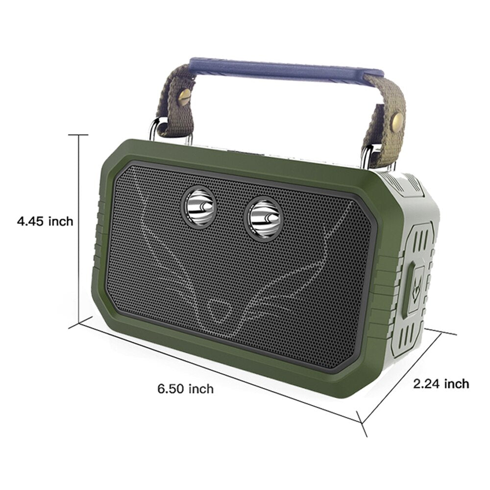 Bluetooth-høyttaler med lommelykt camping