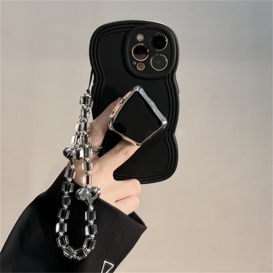 Silikondeksel til iPhone med 3D-håndtak